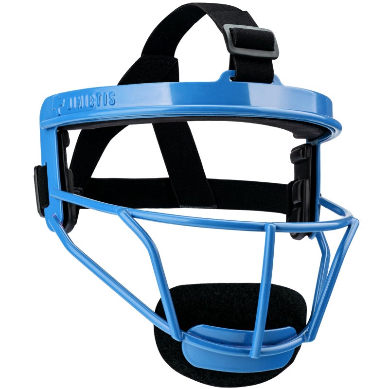 Dinictis Softball Face Mask, Lightweight, Comfortable, with Wide Field Vision, Durable and Safe Face Guards, Premium Protective Softball Fielder's Mask-Blue-Adult(L) - Image 1